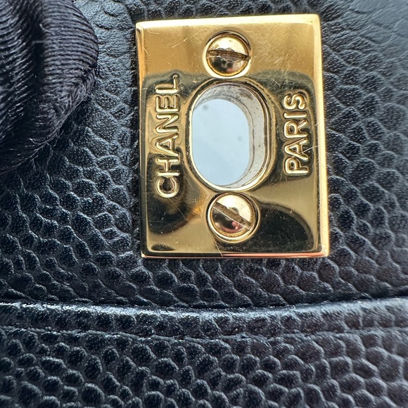 BLACK QUILTED Caviar CLASSIC DOUBLE FLAP MEDIUM - Picture 10 of 16